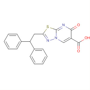 5H-1,3,4-Thiadiazolo[3,2-a]pyrimidine-6-carboxylic acid,2-(2,2-diphenylethyl)-5-oxo-