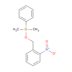 Silane, dimethyl[(2-nitrophenyl)methoxy]phenyl- molecular structure