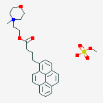 Morpholinium, 4-methyl-4-[2-[1-oxo-4-(1-pyrenyl)butoxy]ethyl]-, methylsulfate