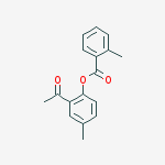 Benzoic acid, 2-methyl-, 2-acetyl-4-methylphenyl ester