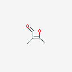 2H-Oxet-2-one, 3,4-dimethyl- molecular structure