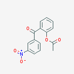 2-ACETOXY-3-NITROBENZOPHENONE molecular structure