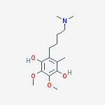 1,4-Benzenediol, 2-[4-(dimethylamino)butyl]-5,6-dimethoxy-3-methyl-