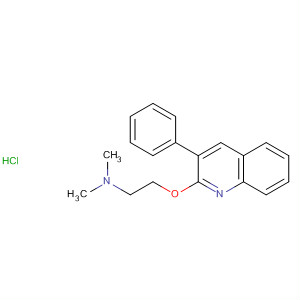 Ethanamine, N,N-dimethyl-2-[(3-phenyl-2-quinolinyl)oxy]-, hydrochloride molecular structure