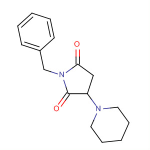 2,5-Pyrrolidinedione, 1-(phenylmethyl)-3-(1-piperidinyl)-