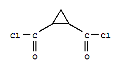 1,2-Cyclopropanedicarbonyldichloride molecular structure