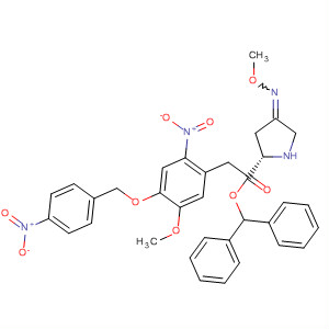 L-Proline,4-(methoxyimino)-1-[5-methoxy-2-nitro-4-[(4-nitrophenyl)methoxy]benzoyl]-, diphenylmethyl ester, (E)-