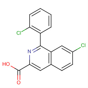 3-Isoquinolinecarboxylic acid, 7-chloro-1-(2-chlorophenyl)-