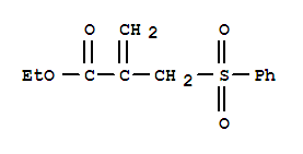 ETHYL-(2-PHENYLSULFOMETHYL)-ACRYLATE molecular structure
