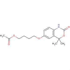 2H-3,1-Benzoxazin-2-one,6-[4-(acetyloxy)butoxy]-1,4-dihydro-4,4-dimethyl-