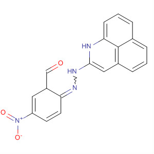 Benzaldehyde, 4-nitro-, 1H-perimidin-2-ylhydrazone