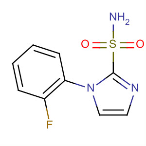 1H-Imidazole-2-sulfonamide, 1-(2-fluorophenyl)- molecular structure