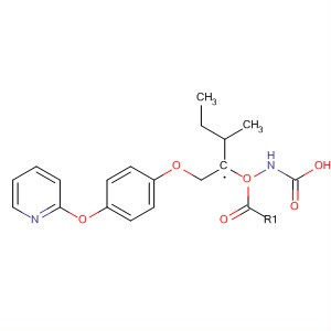 Carbamic acid, [2-[4-(2-pyridinyloxy)phenoxy]ethyl]-, 1-methylpropylester