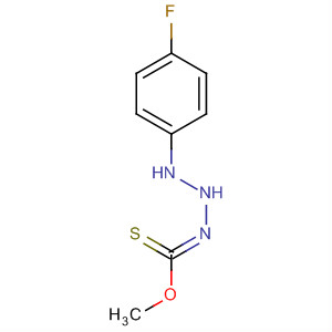 Hydrazinecarboximidothioic acid, 1-(4-fluorophenyl)-, methyl ester