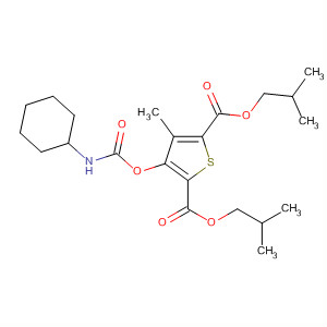 2,5-Thiophenedicarboxylic acid,3-[[(cyclohexylamino)carbonyl]oxy]-4-methyl-, bis(2-methylpropyl) ester