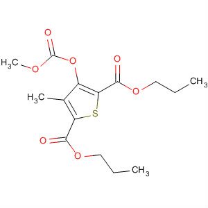 2,5-Thiophenedicarboxylic acid, 3-[(methoxycarbonyl)oxy]-4-methyl-,dipropyl ester