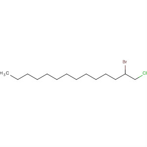 Tetradecane, 2-bromo-1-chloro- molecular structure