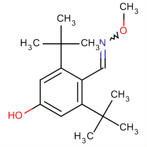 Benzaldehyde, 2,6-bis(1,1-dimethylethyl)-4-hydroxy-, O-methyloxime molecular structure