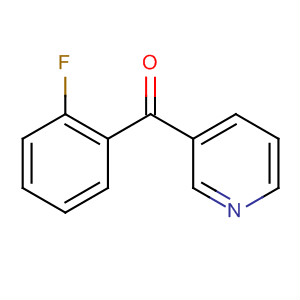 Methanone, (2-fluorophenyl)-3-pyridinyl- molecular structure