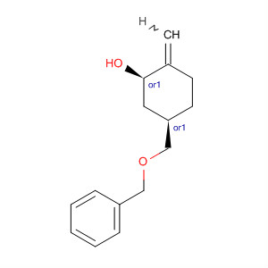 Cyclohexanol, 2-methylene-5-[(phenylmethoxy)methyl]-, cis- molecular structure