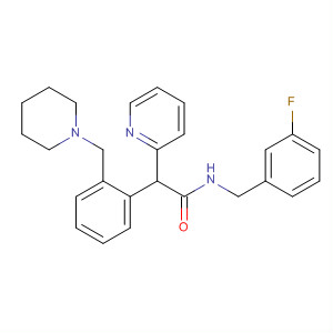 2-Pyridineacetamide,N-[(3-fluorophenyl)methyl]-5-[4-(1-piperidinylmethyl)phenyl]-