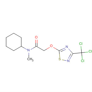Acetamide,N-cyclohexyl-N-methyl-2-[[3-(trichloromethyl)-1,2,4-thiadiazol-5-yl]oxy]-