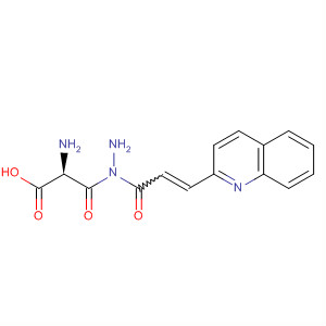 b-Alanine, N-[1-oxo-3-(2-quinolinyl)-2-propenyl]-, hydrazide