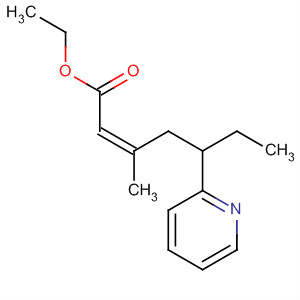 2-Heptenoic acid, 3-methyl-5-(2-pyridinyl)-, ethyl ester, (Z)-