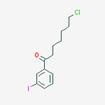 7-CHLORO-1-(3-IODOPHENYL)-1-OXOHEPTANE molecular structure