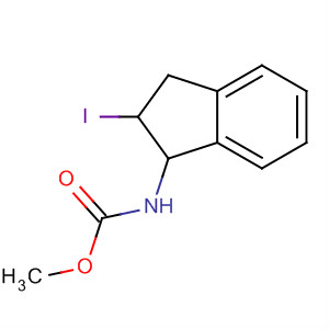 Carbamic acid, (2,3-dihydro-2-iodo-1H-inden-1-yl)-, methyl ester,trans-