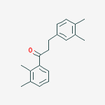 2,3-DIMETHYL-3-(3,4-DIMETHYLPHENYL)PROPIOPHENONE molecular structure