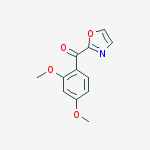 2-(2,4-DIMETHOXYBENZOYL)OXAZOLE molecular structure