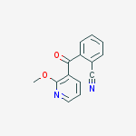 3-(2-CYANOBENZOYL)-2-METHOXYPYRIDINE molecular structure