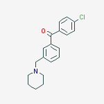 4-CHLORO-3-PIPERIDINOMETHYL BENZOPHENONE