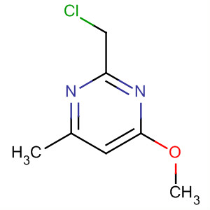 Pyrimidine, 2-(chloromethyl)-4-methoxy-6-methyl- molecular structure