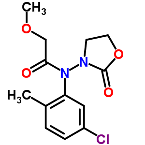 N-(5-chloro-2-methylphenyl)-2-methoxy-N-(2-oxo-1,3-oxazolidin-3-yl)acetamide molecular structure