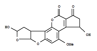 aflatoxin Q2a molecular structure
