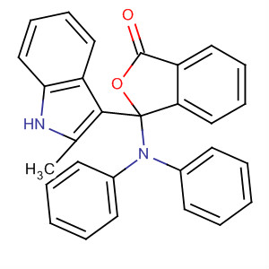 1(3H)-Isobenzofuranone, 3-(diphenylamino)-3-(2-methyl-1H-indol-3-yl)- molecular structure