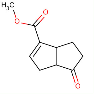 1-Pentalenecarboxylic acid, 3,3a,4,5,6,6a-hexahydro-4-oxo-, methylester, cis- molecular structure