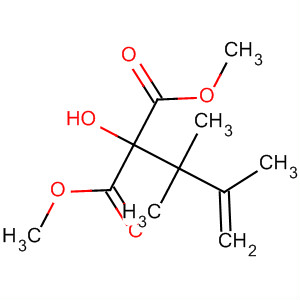 Propanedioic acid, hydroxy(1,1,2-trimethyl-2-propenyl)-, dimethyl ester molecular structure