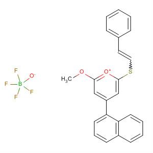 Thiopyrylium, 2-methoxy-4-(1-naphthalenyl)-6-(2-phenylethenyl)-,tetrafluoroborate(1-)