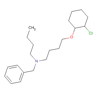 Benzenemethanamine, N-butyl-N-[4-[(2-chlorocyclohexyl)oxy]butyl]-