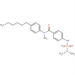 Benzamide,4-[[(dimethylamino)sulfonyl]amino]-N-(4-hexylphenyl)-N-methyl-