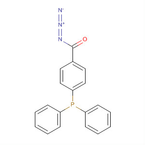 Benzoyl azide, 4-(diphenylphosphinyl)- molecular structure
