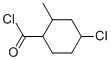 Cyclohexanecarbonylchloride, 4-chloro-2-methyl-