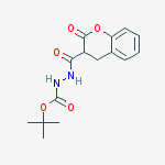N1-Boc 2-(2-Oxochroman)-3-carbohydrazide