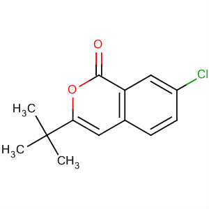 1H-2-Benzopyran-1-one, 7-chloro-3-(1,1-dimethylethyl)- molecular structure