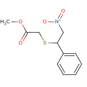 Acetic acid, [(2-nitro-1-phenylethyl)thio]-, methyl ester