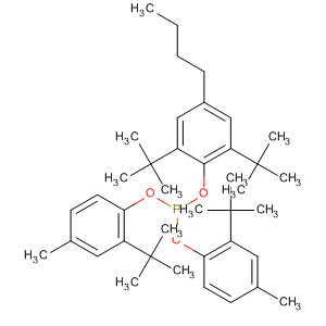 Phosphorous acid, 4-butyl-2,6-bis(1,1-dimethylethyl)phenylbis[2-(1,1-dimethylethyl)-4-methylphenyl] ester molecular structure