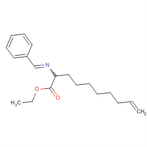 9-Decenoic acid, 2-[(phenylmethylene)amino]-, ethyl ester
